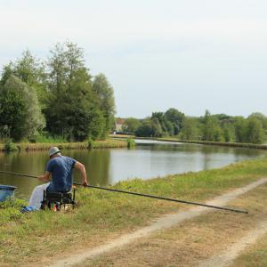 Pêche au coup dans le canal...