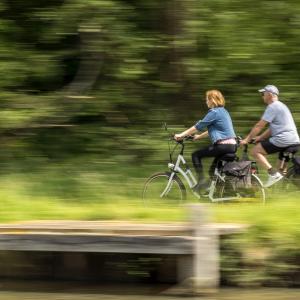 En roue libre sur la Scandibérique à la porte de la villa La Trézée